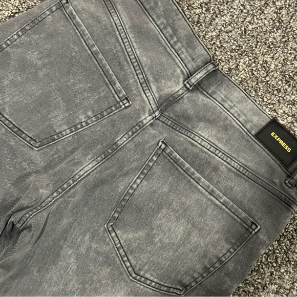 Express “90’s boot” Elegant Gray High Rise Bootcut Women's Jeans - Picture 6 of 7